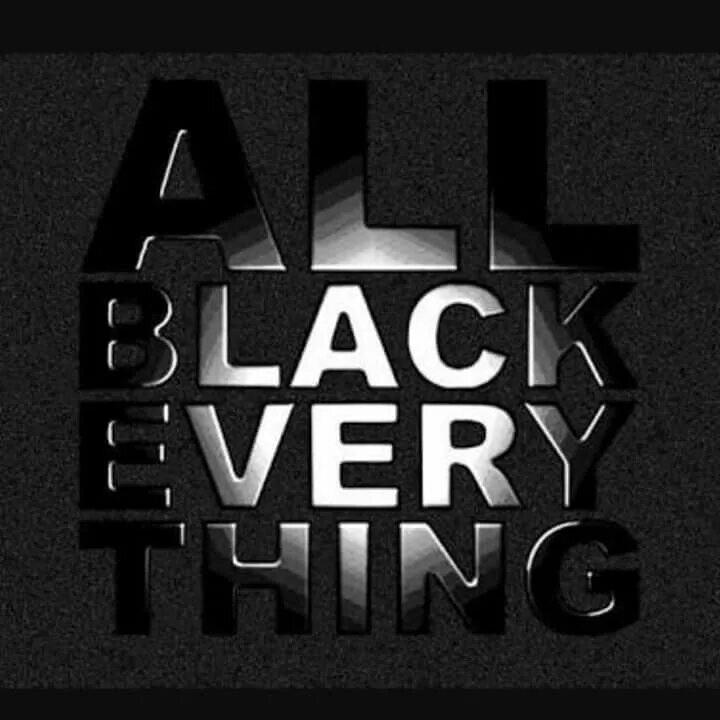 Everything will be fine на чёрном фоне. Black cult аватарки. All black everything. All is black. Only black.