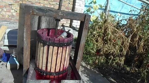 Пресс для вина своими
