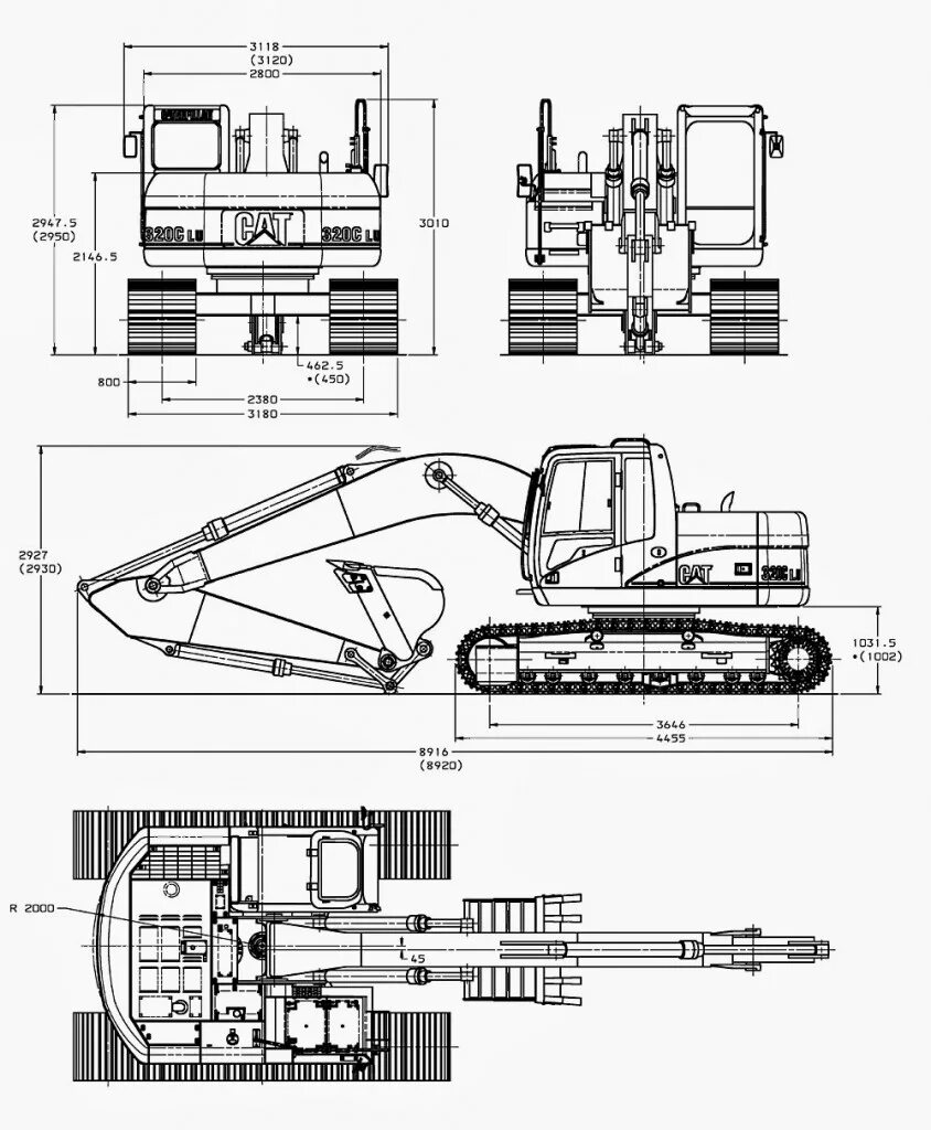 Характеристика кэт. Габариты экскаватора Cat 320d. Катерпиллер 320 экскаватор габариты. Cat 330 экскаватор габариты. Caterpillar 320 DL габариты.