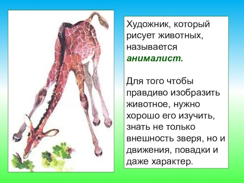 Как называют художников которые изображают животных