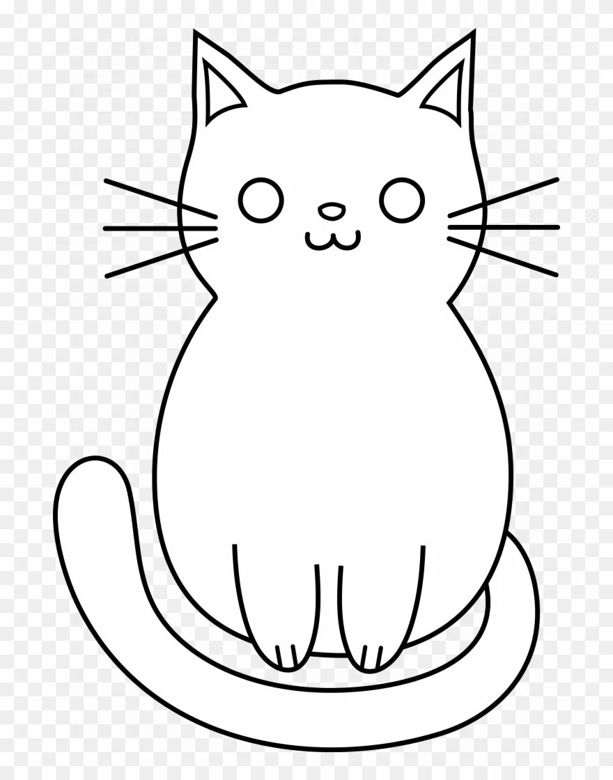 Лёгкий рисунок котика для срисовки. Котик раскраска для детей. Раскраска котик легкая. Раскраска котик легкая. Кошка для срисовки легкая.