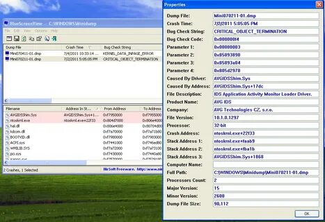 Crash handler 64