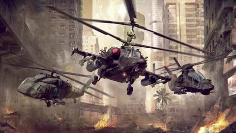 white background, helicopter, concept art, Joe Gloria, aircraft, kamov ka-5...