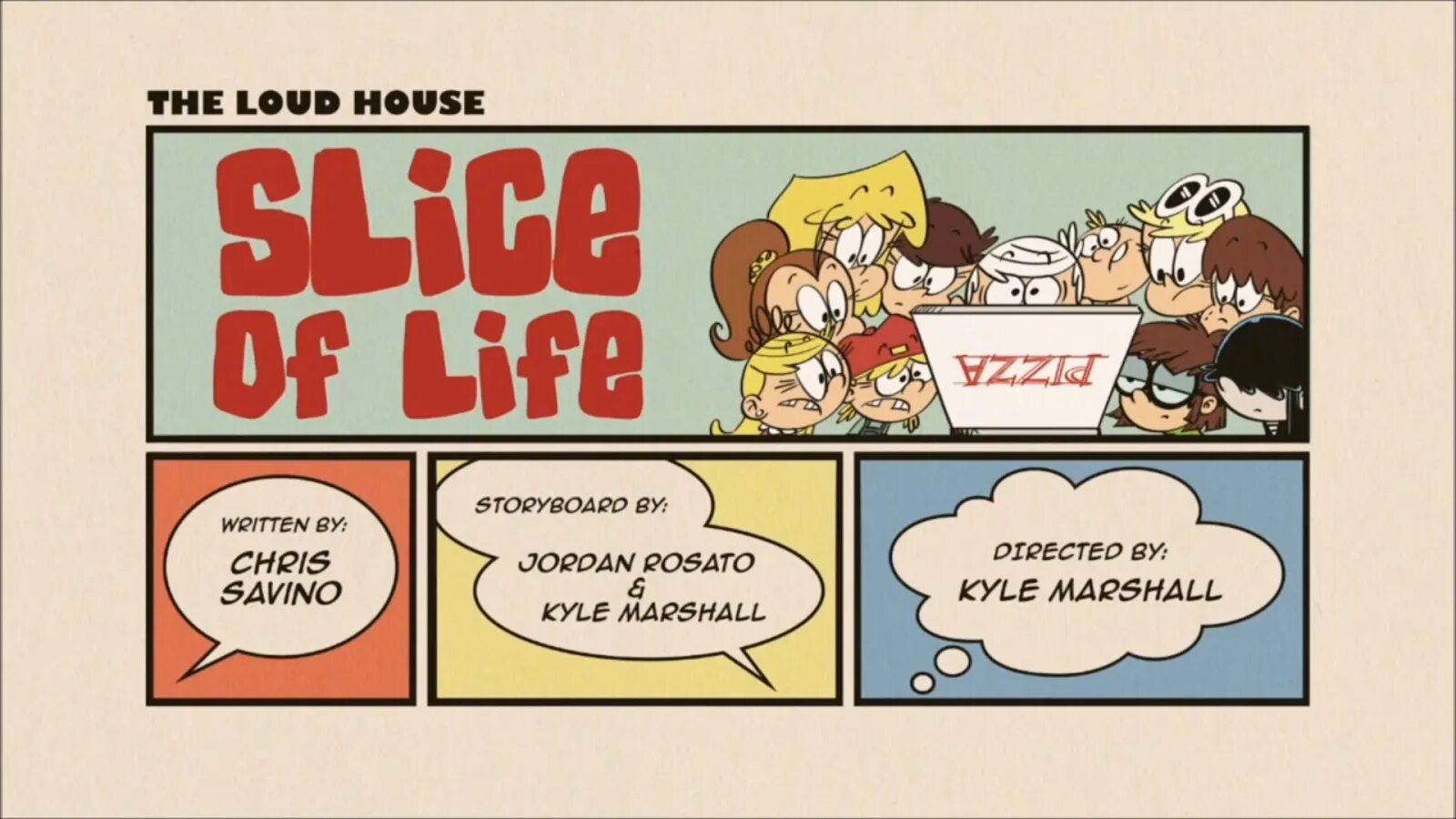 The Loud House пицца. The Loud House Slice of Life.