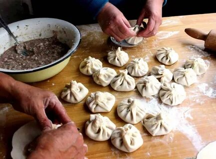 Как закручивать хинкали