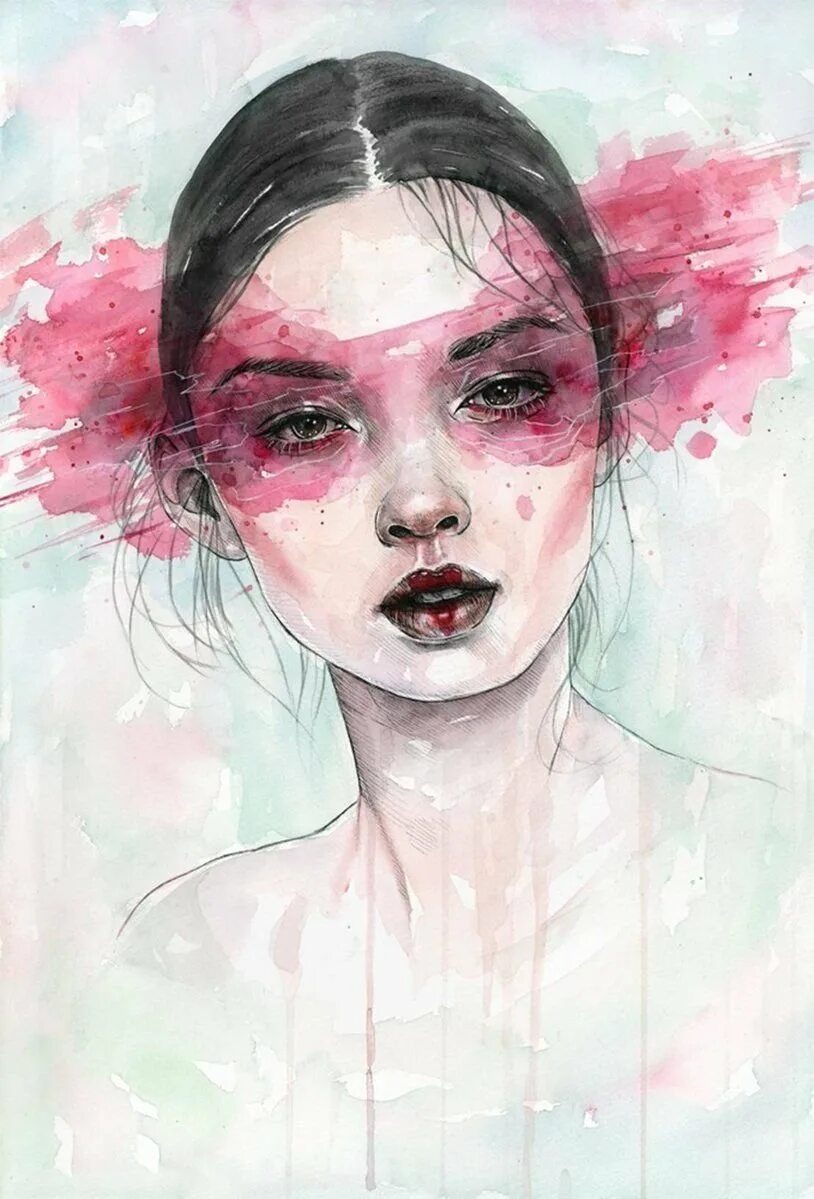 Эстетичные рисунки гуашью