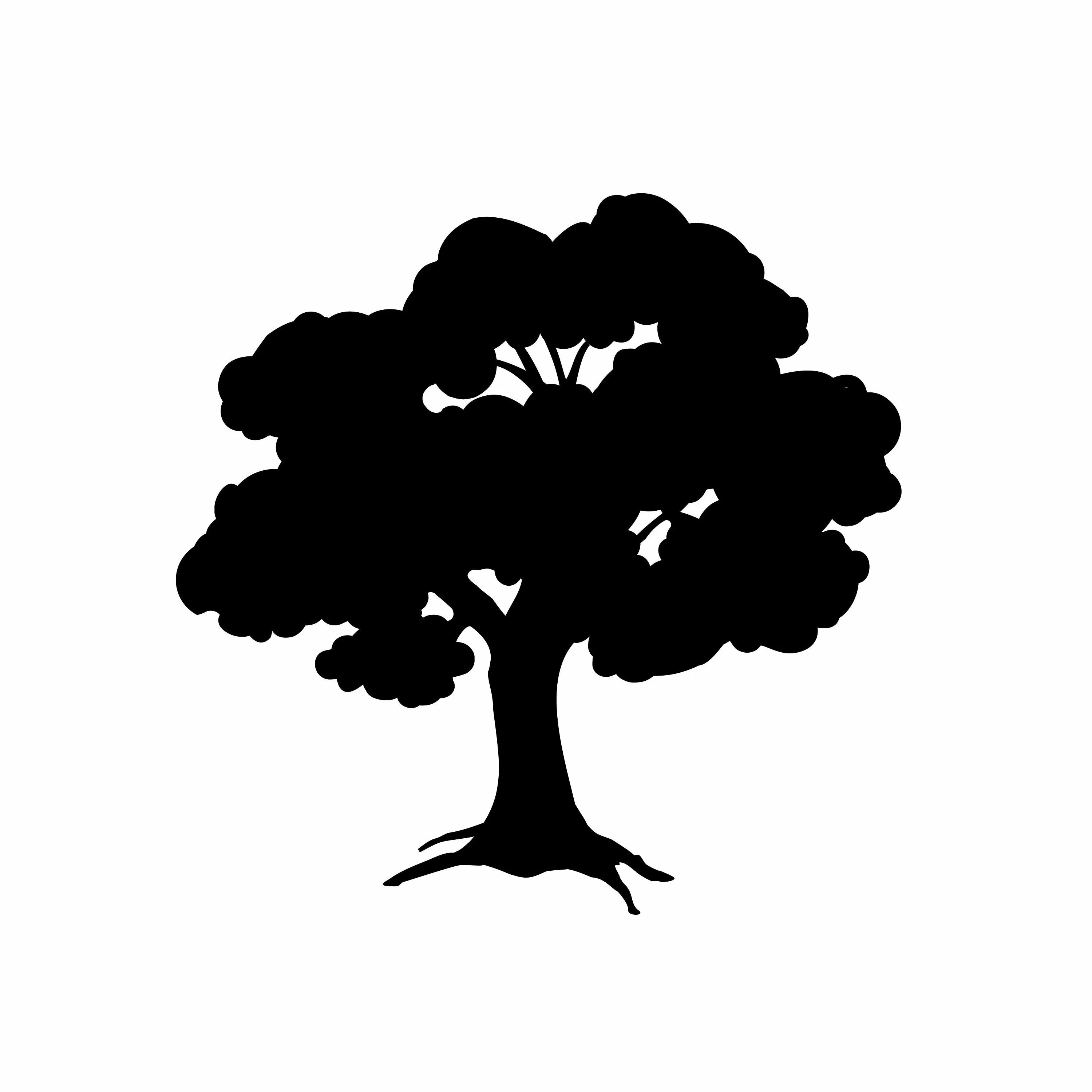 Силуэты деревьев и кустарников. Не ясные очертания огромных деревьев. Черный силуэт дерева. Не ясные очертания огромных деревьев. Не ясные очертания огромных деревьев.