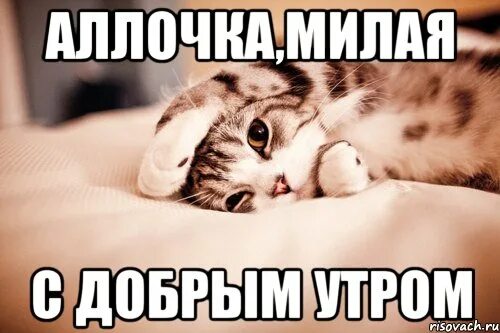 Лена проснулась