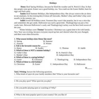 Summative assessment for 9 grade