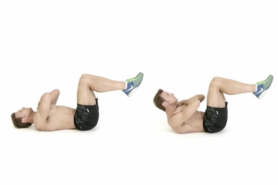 Двойные скручивания на пресс. Knee Crunches упражнение. Oblique Crunches упражнение. Tuck Crunch.