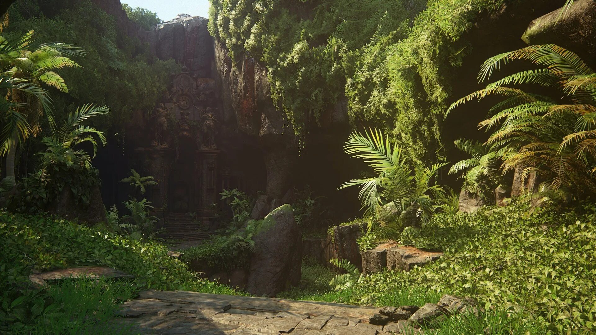 Оазис в каменных джунглях. Заброшенный храм в джунглях. Uncharted 4 остров. Древние развалины в джунглях. Азорские острова лес.
