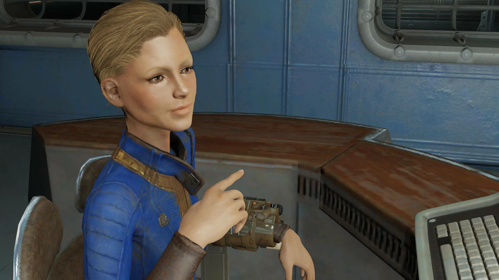 Fallout npc designer. Фоллаут 4 валери барстоу. fallout 4 эбби. смотритель fallout 4.