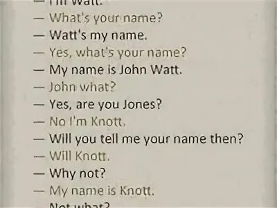 Me name s