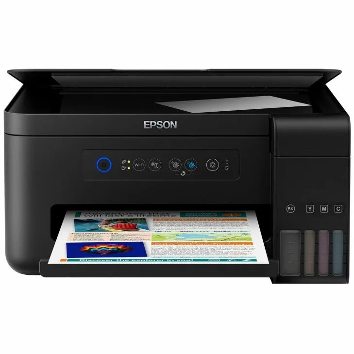 Купить МФУ Epson Stylus CX4300 с предустановленными перезаправляемыми картриджам