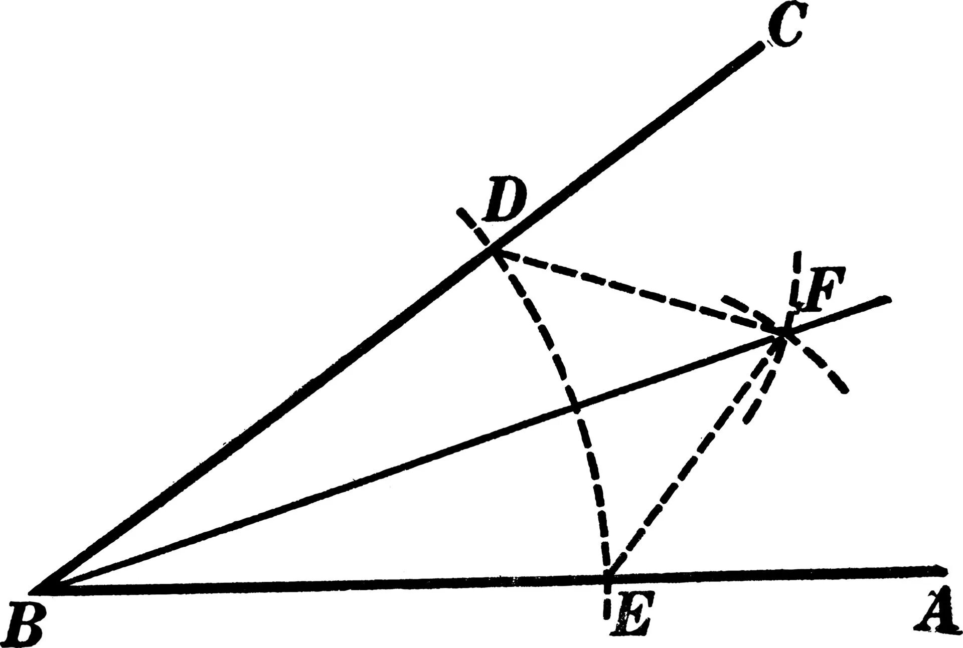 Построить 1 биссектрису угла. Построение биссектрисы треугольника с помощью циркуля. Построить биссектрису треугольника с помощью циркуля. Построение биссектрисы угла с помощью циркуля и линейки. Построение биссектрис треугольника с помощью циркуля и линейки.
