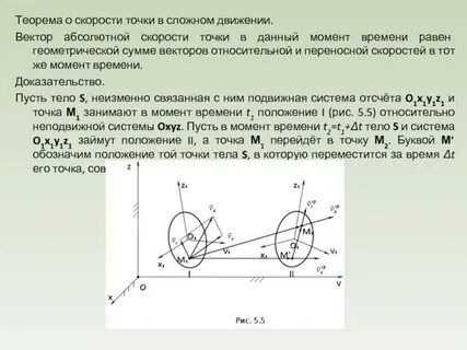 Скорость относительно движущегося объекта