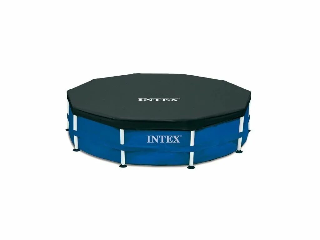 Тенты для каркасных бассейнов intex. 28030 тент интекс. 28030 intex тент для каркасного. аксессуары для каркасного бассейна интекс. шатры для бассейна интекс 3.66/0.95.