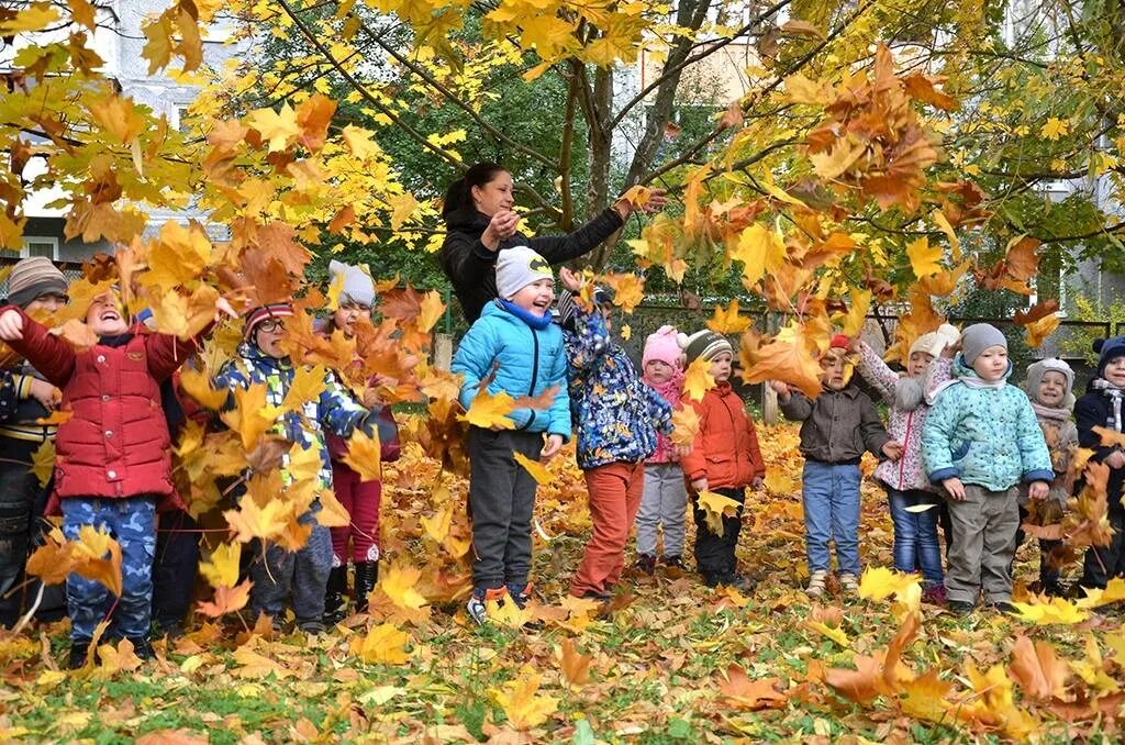 Осенний воздух свеж. Осенние прогулки с детьми. Золотая осень для детей. Осенняя прогулка. Осенние забавы для детей.