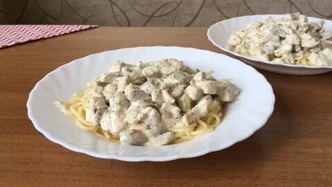 Рецепт курица с грибами со сливками