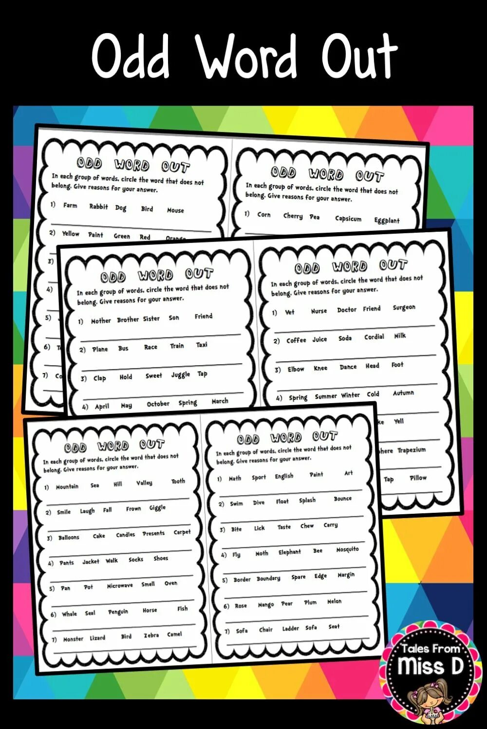 Cross the word out. Odd Word out. Задания odd Word. Odd Word Worksheets. Odd Word out Worksheets.