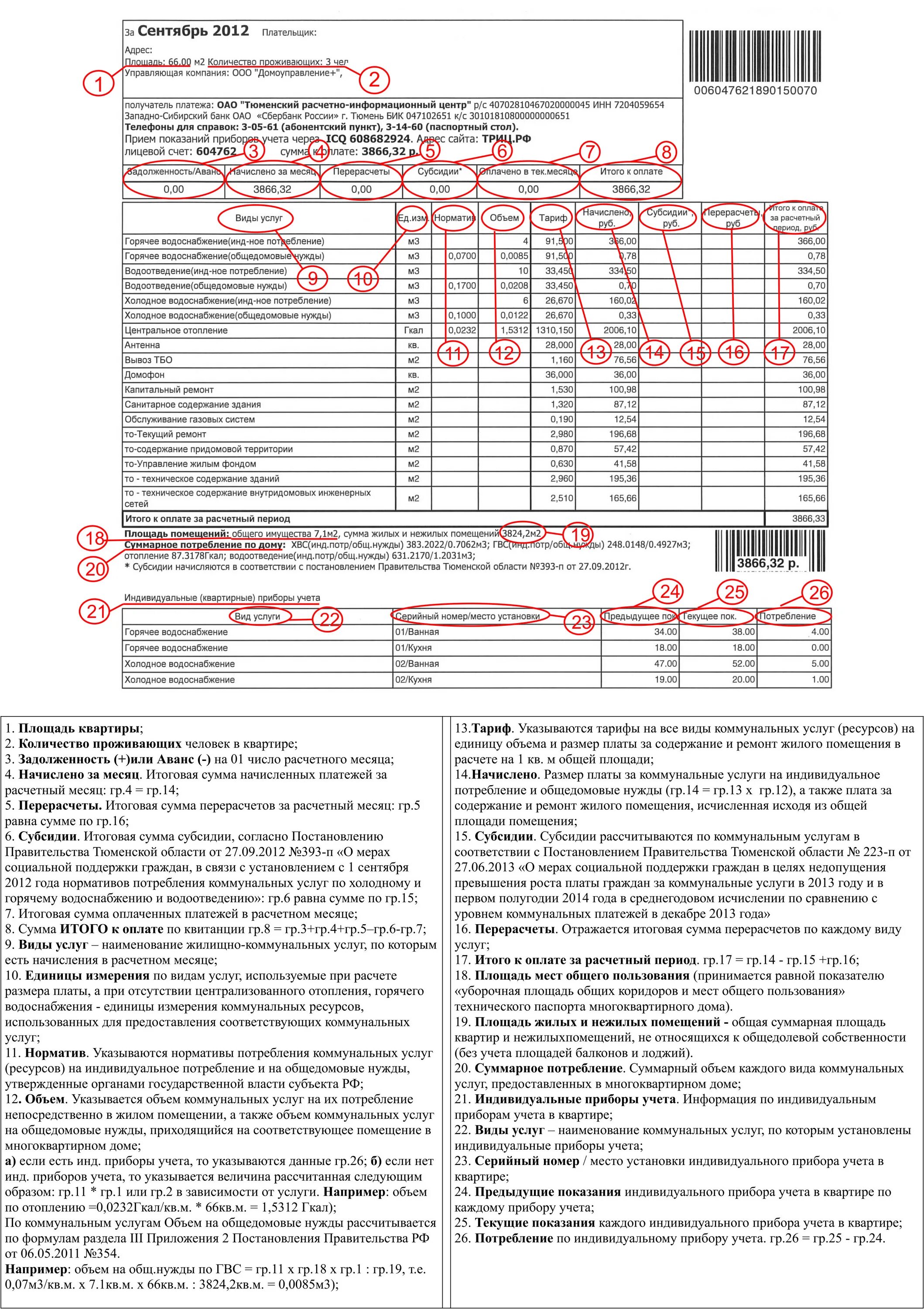 Оплата содержание жилья