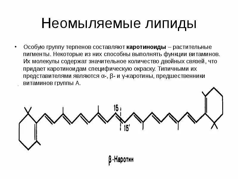 Неомыляемые липиды. Неомыляемые липиды терпены стероиды. неомыляемые липиды функции. липиды терпены стероиды функции. неомыляемые липиды: функции каротиноиды.