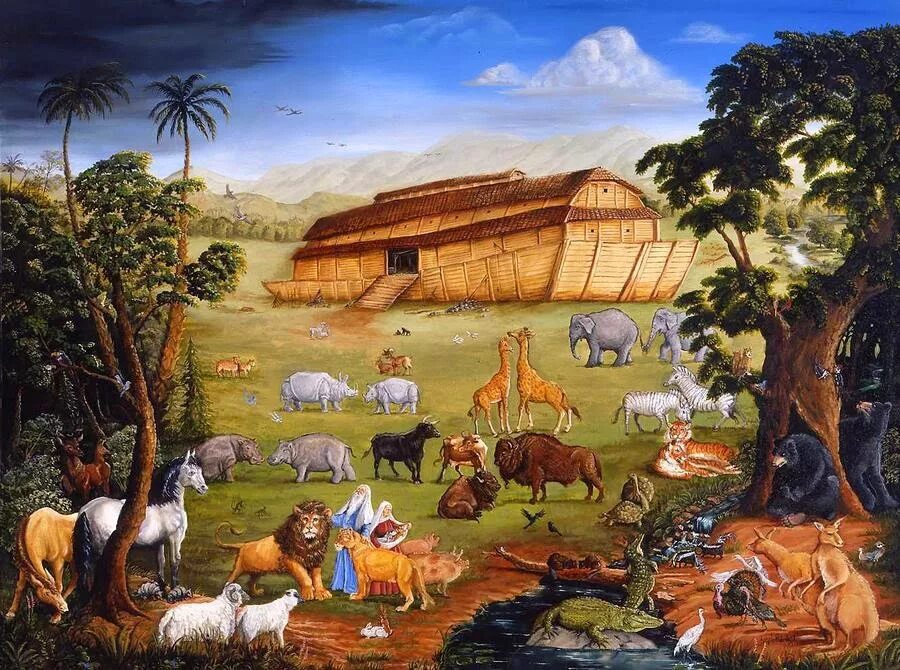 Noah s ark. Ковчег ноя. Ной и Ноев Ковчег. Библейские сюжеты Ноев Ковчег живопись.