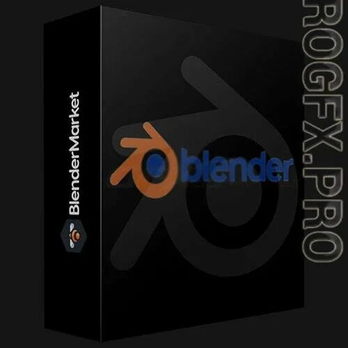 Blender assets library. Blender market. random flow blender.