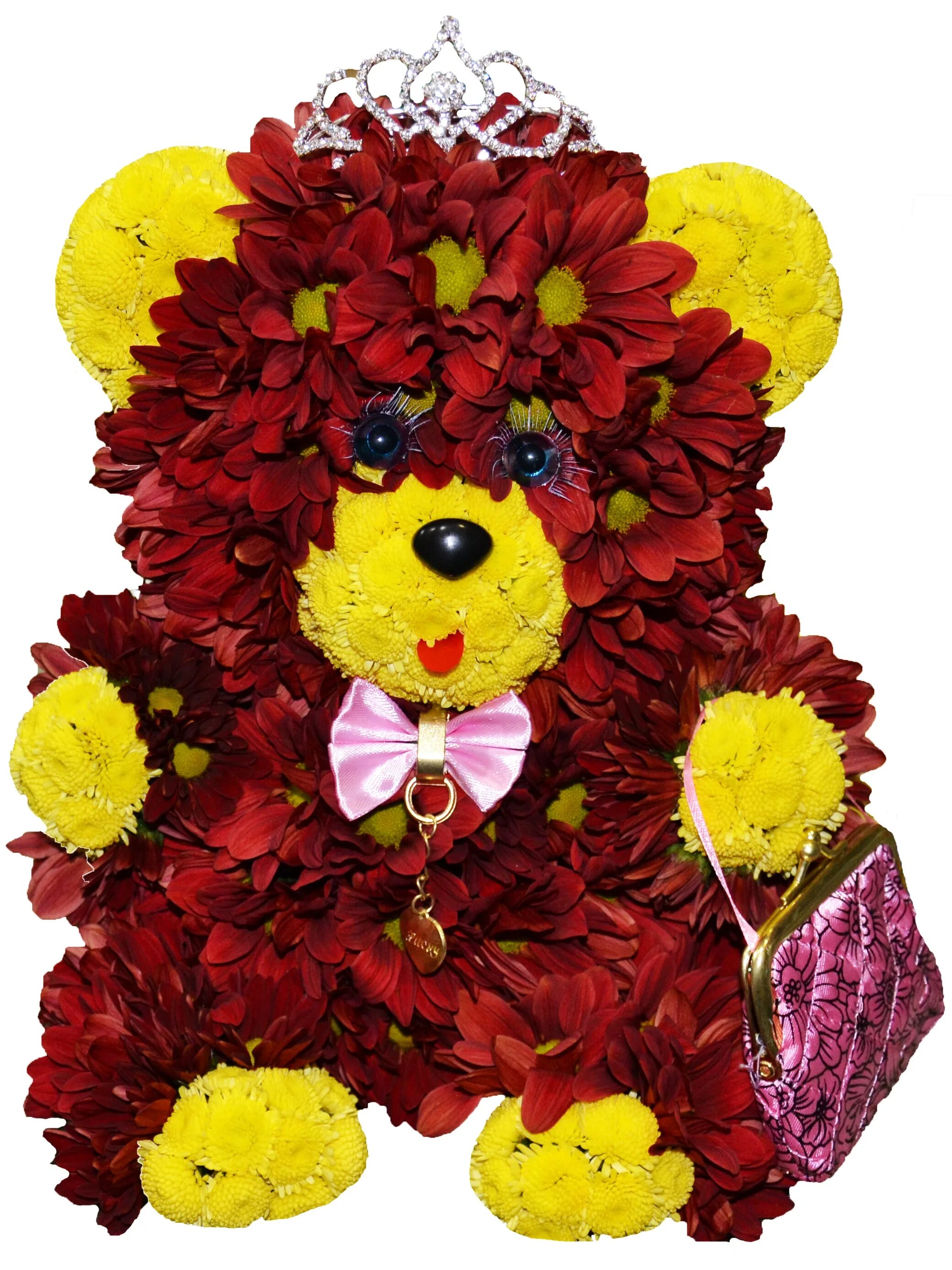 игрушки из цветов живых. детская игрушка из цветов. фигуры из цветов. букет с полевых цветов и мишка. зверюшки из цветов.