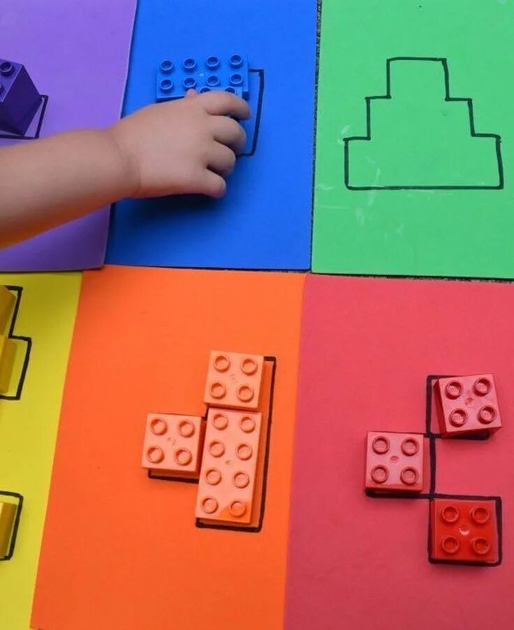 Игры с кубиками с года. Математический конструктор для дошкольников.