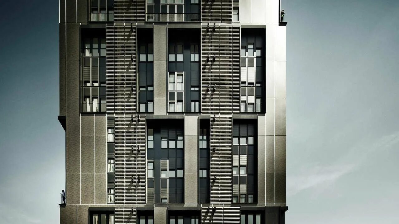 Этажность людей. Social Housing Tower of 75 Units in Europa Square / Roldán + Berengué. Современные жилые здания. Фасады многоэтажных жилых зданий. Фасады высотных зданий.