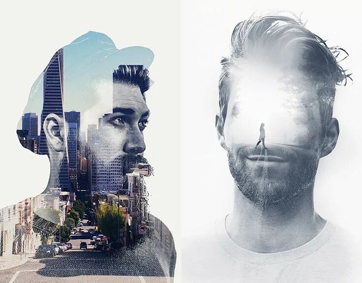 Эффект быть как все это. Эффект двойной экспозиции «double exposure» в фотошопе. двойная экспозиция портреты. портреты с эффектом двойной экспозиции. коллаж с двойной экспозицией.
