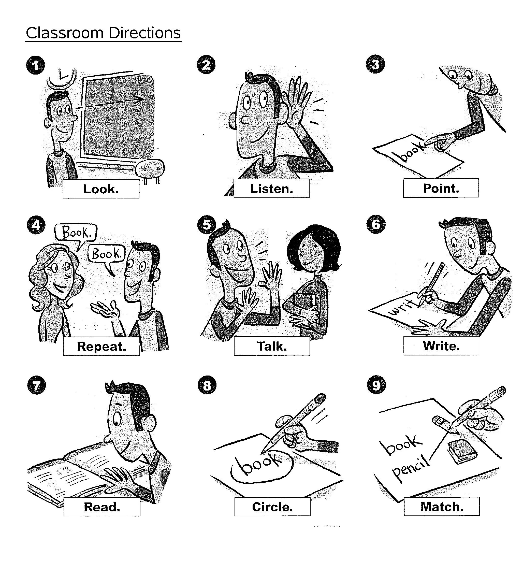 Look at activity 3. Карточки с Classroom language. Упражнения на Classroom language. Instructions английские инструкции. Classroom instructions.