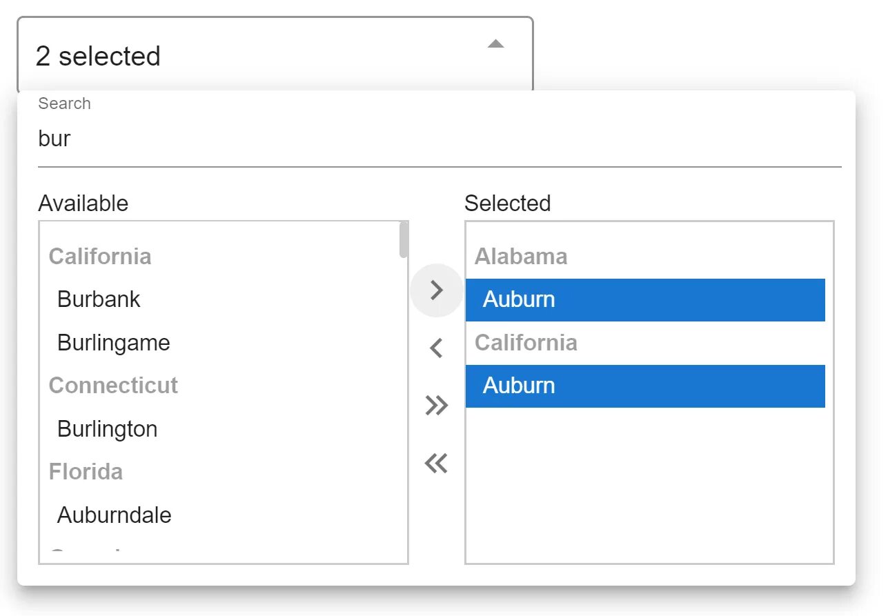 Bootstrap multiselect. Мультиселект. поле мультиселект. multiselect component. listbox multiselect.