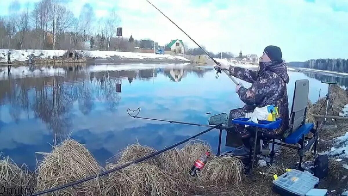 Весенняя рыбалка на фидер. Рыбачим на фидер на реке. Рыбалка в марте. Рыбалка ранней весной. Рыбалка в марте на озерах