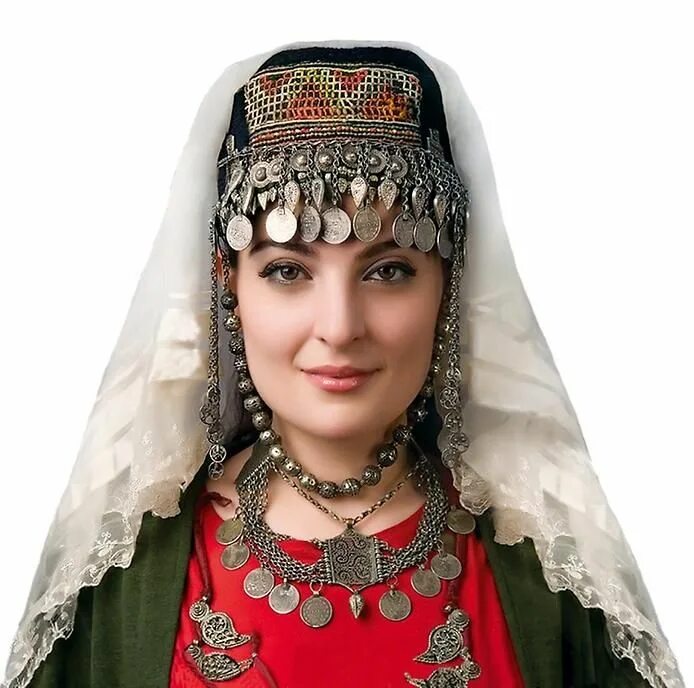 Traditional festive costume from the Olti/Oltu region (now in Northeastern Turke