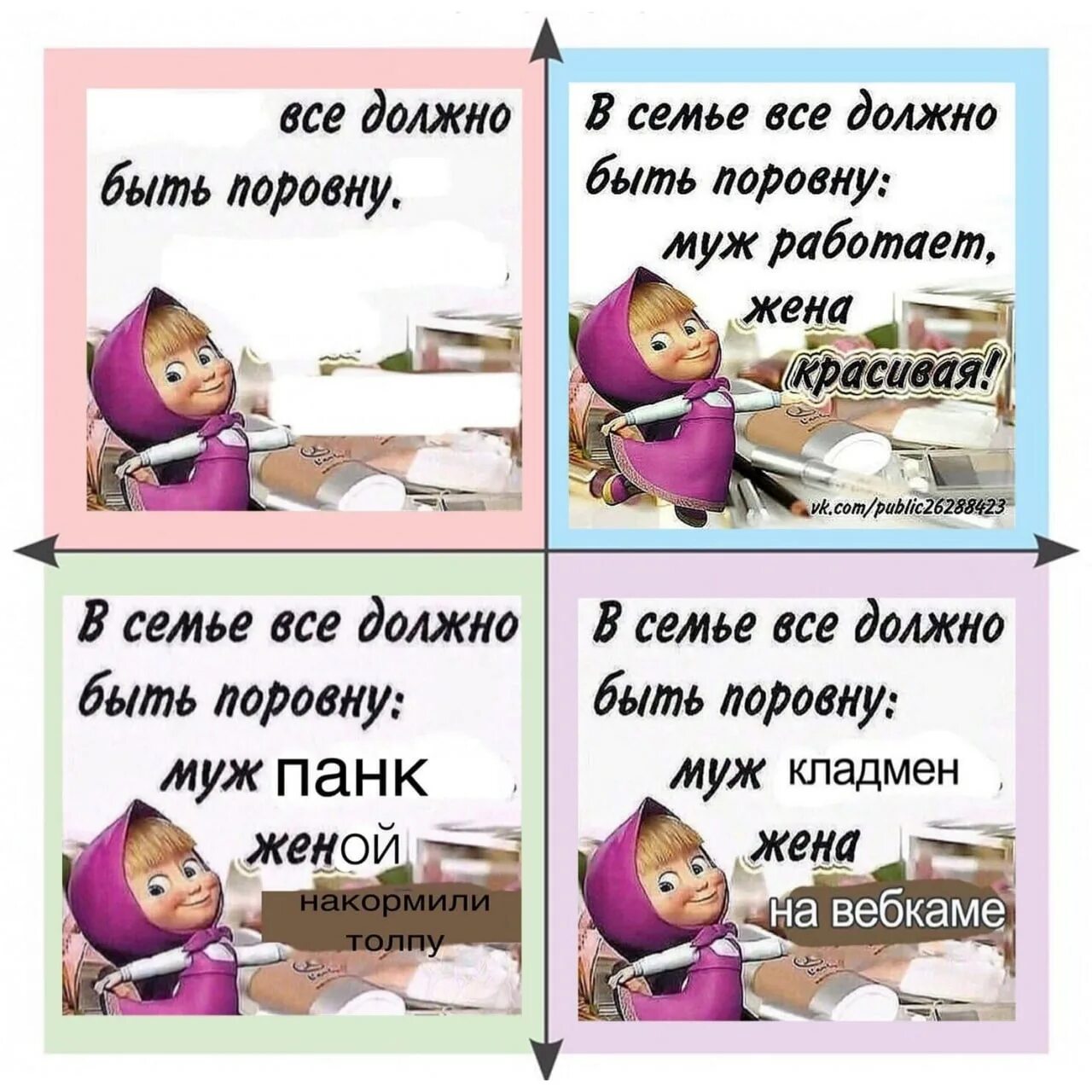 В семье все должно быть поровну. В настоящей семье все должно быть поровну. В семье всё поровну Мем. В семье все поровну муж. Муж не работает 3 года