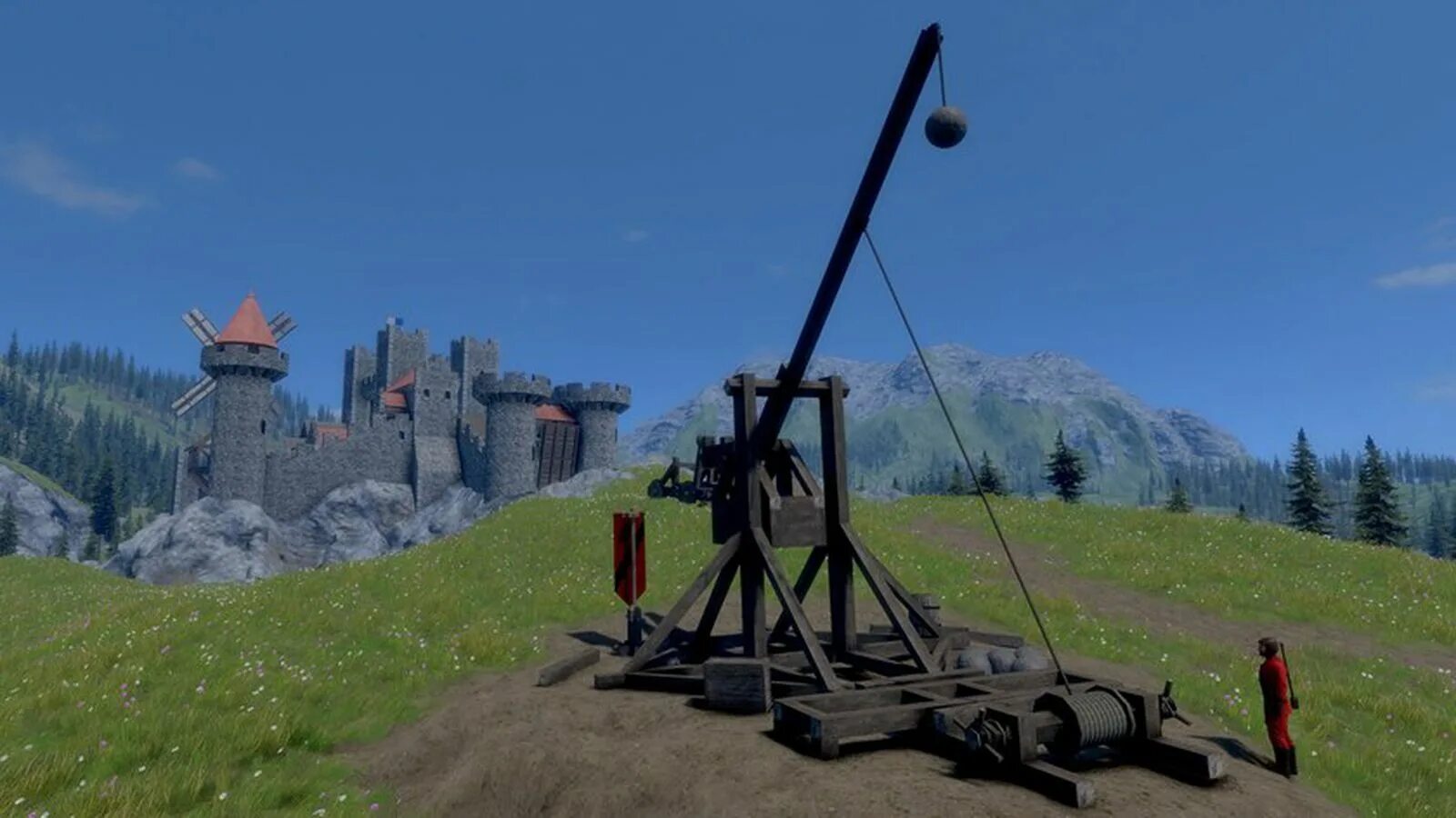 Катапульта осада крепости. Требушет и катапульта. Катапульта ведьмак гвинт. Игра про катапульту и замок. Онагр катапульта осада.