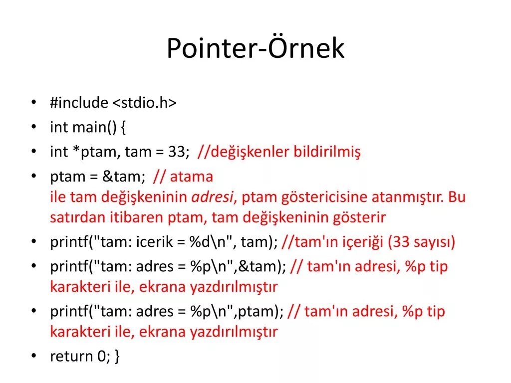 Pointer dereferencing. Pointer dereferencing