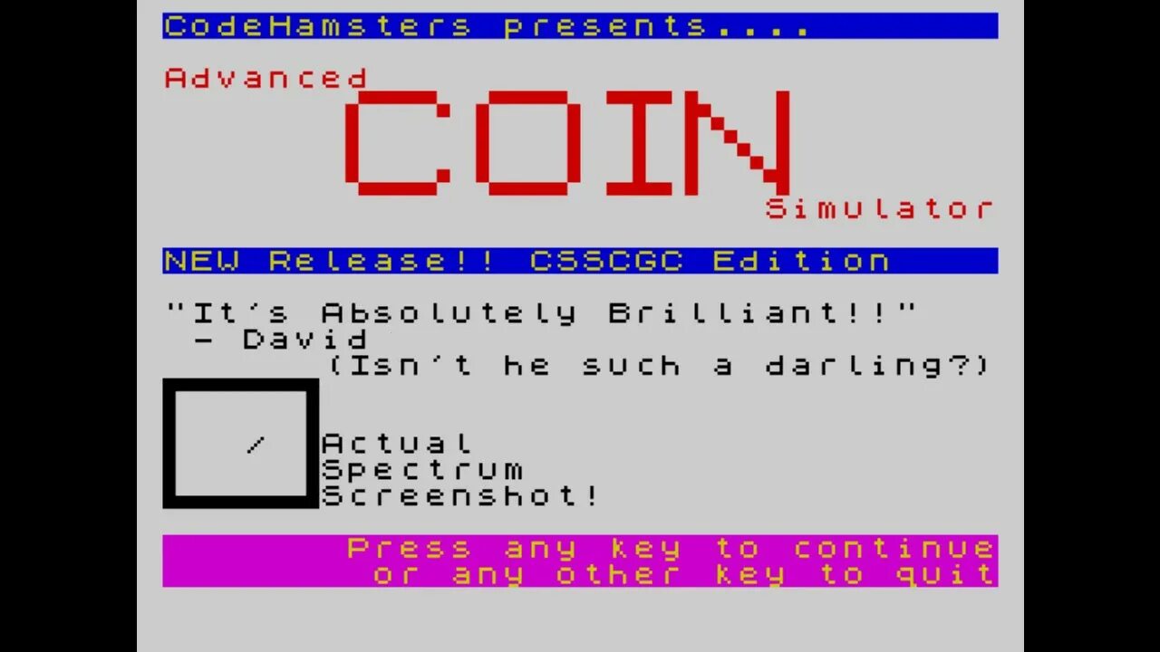 Coin simulator. Coin simulator thumbnail.