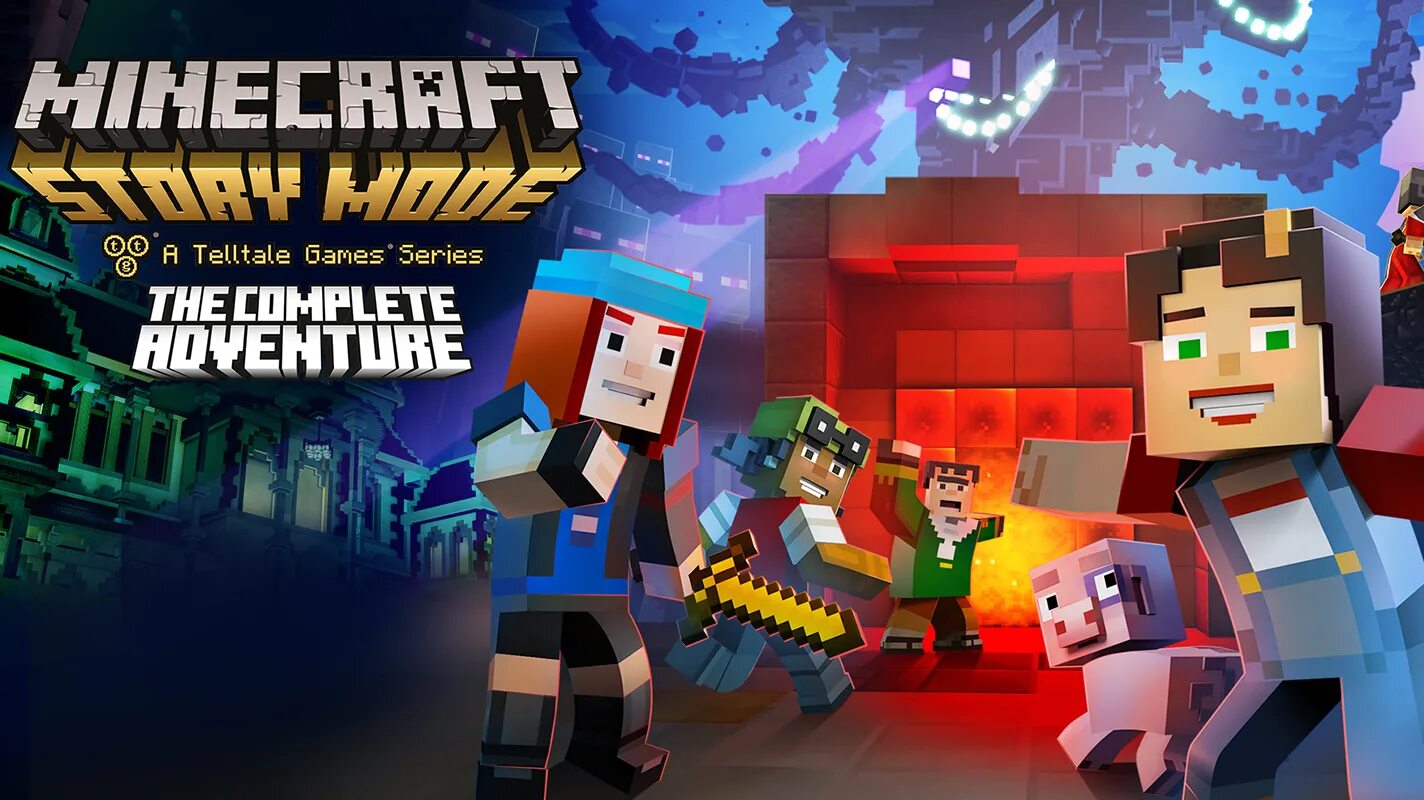 Minecraft: story Mode. Майнкрафт story Mode. Minecraft story Mode Постер. Story mode на русский