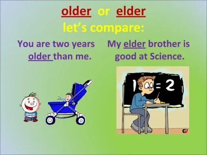 Old is than but is