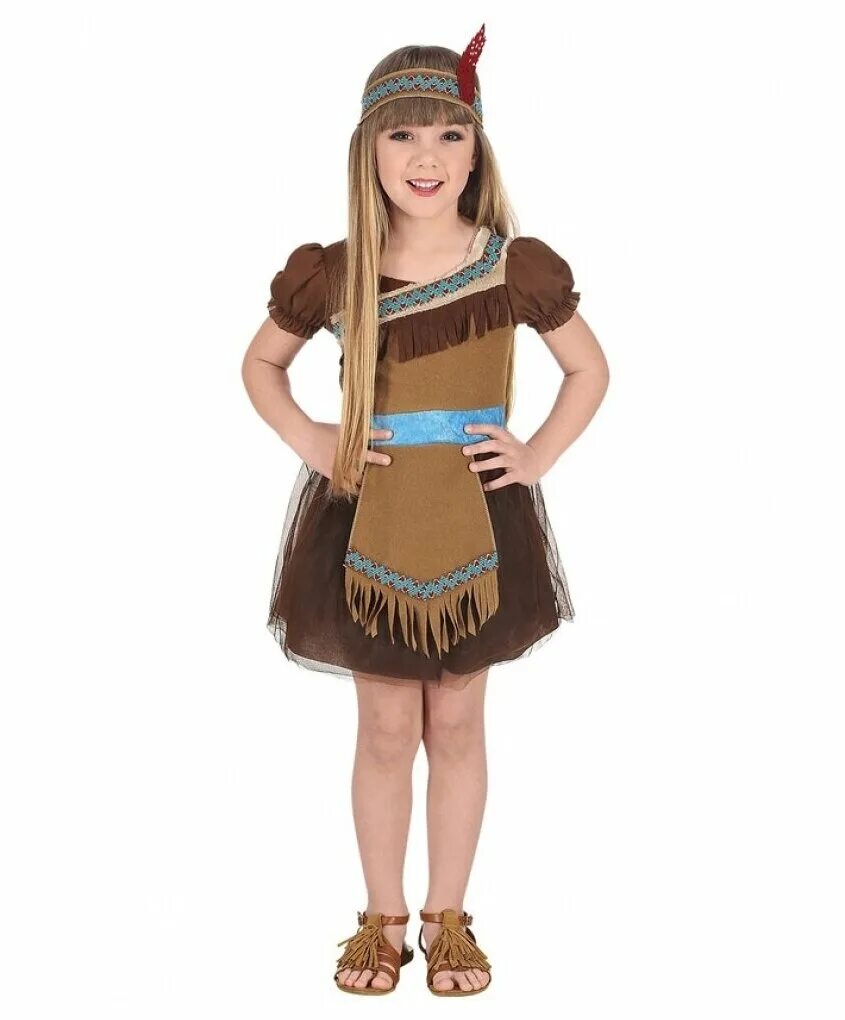 Костюм индейца. Костюм индейской девочки. Детский костюм индейца. Наряд индейца для девочки.