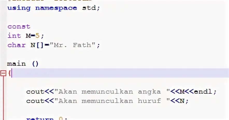 Define namespace