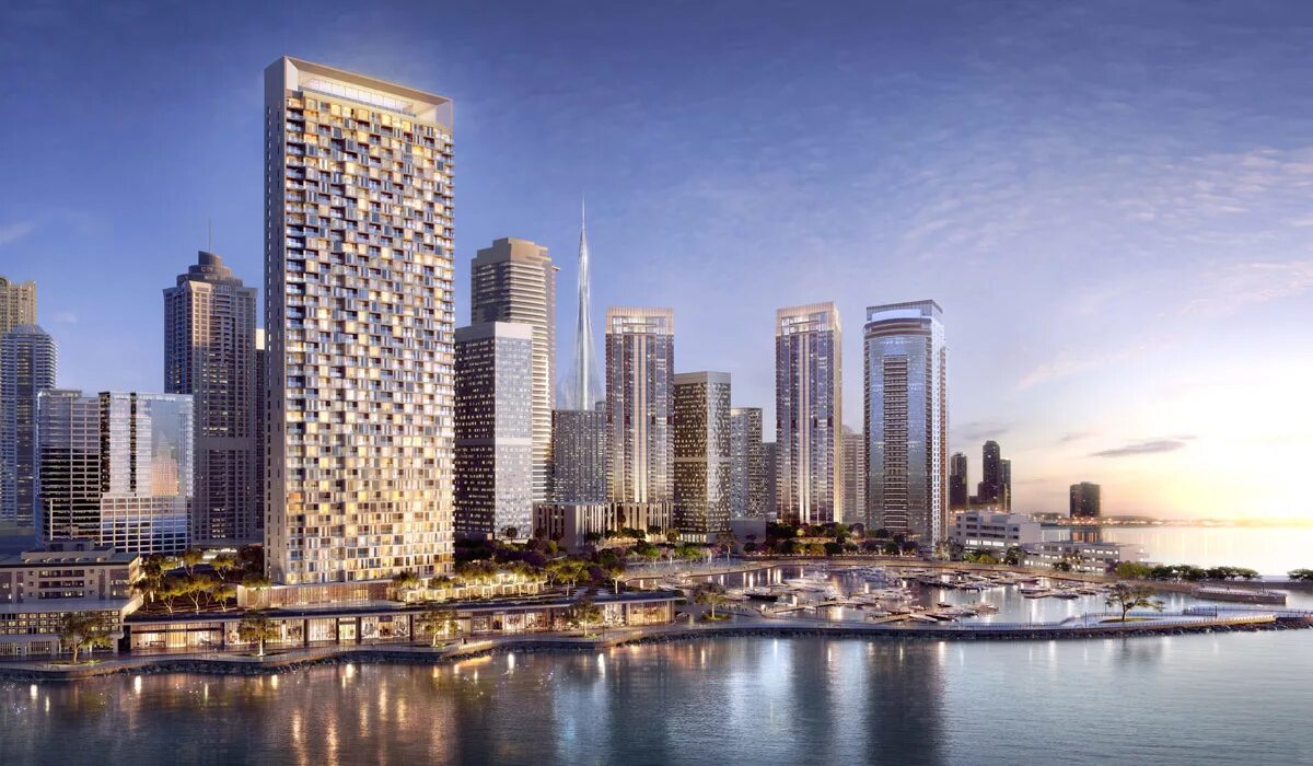 Harbour point. Дубай крик харбор. emaar creek harbour. dubai creek tower. dubai creek harbour.