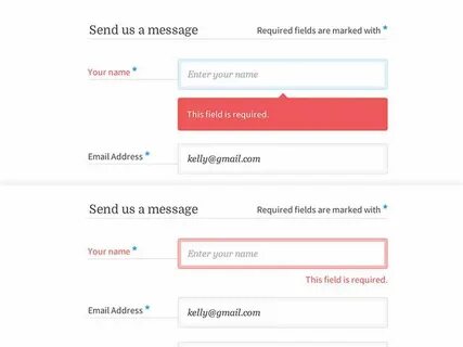 Required message