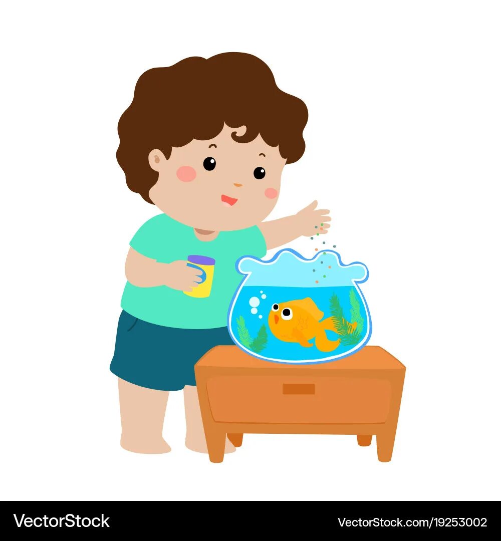 Рыбы пьют воду. Feeding a fish. Feeding a fish. Клипарт мальчик и аквариум. Картинка дети кормят рыбок.