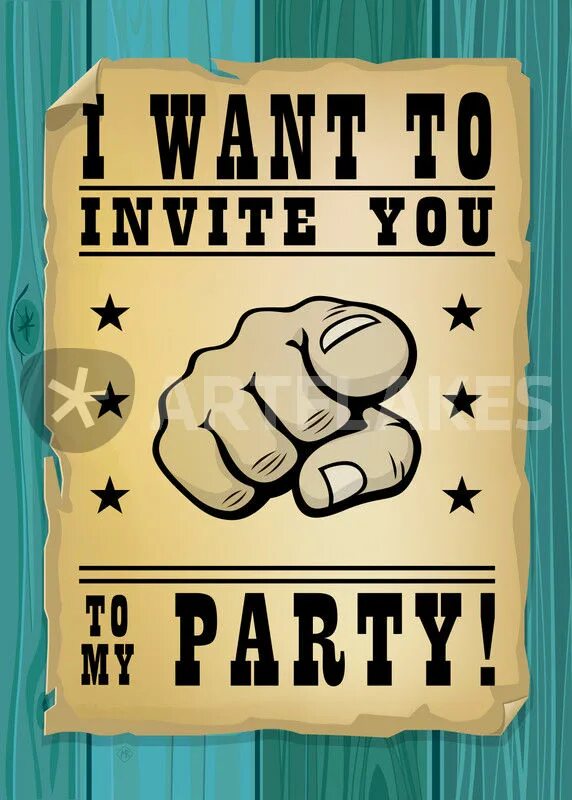 To invite. Картинка invite. Invite to a Party. Wanted invite.