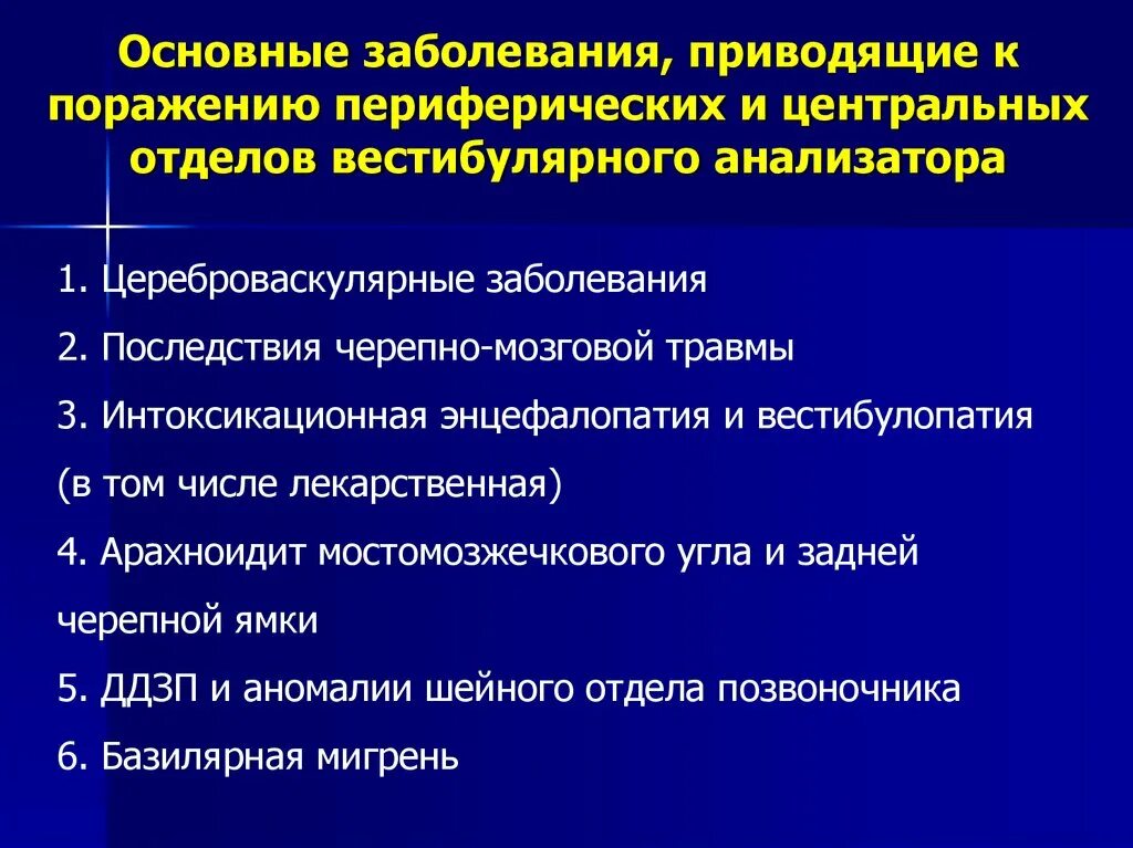 Заболевание приводит к нарушениям жизнедеятельности. Вестибулярные заболевания. Болезни вестибулярного анализатора. Периферическая вестибулярная дисфункция. Периферический вестибулярный синдром.