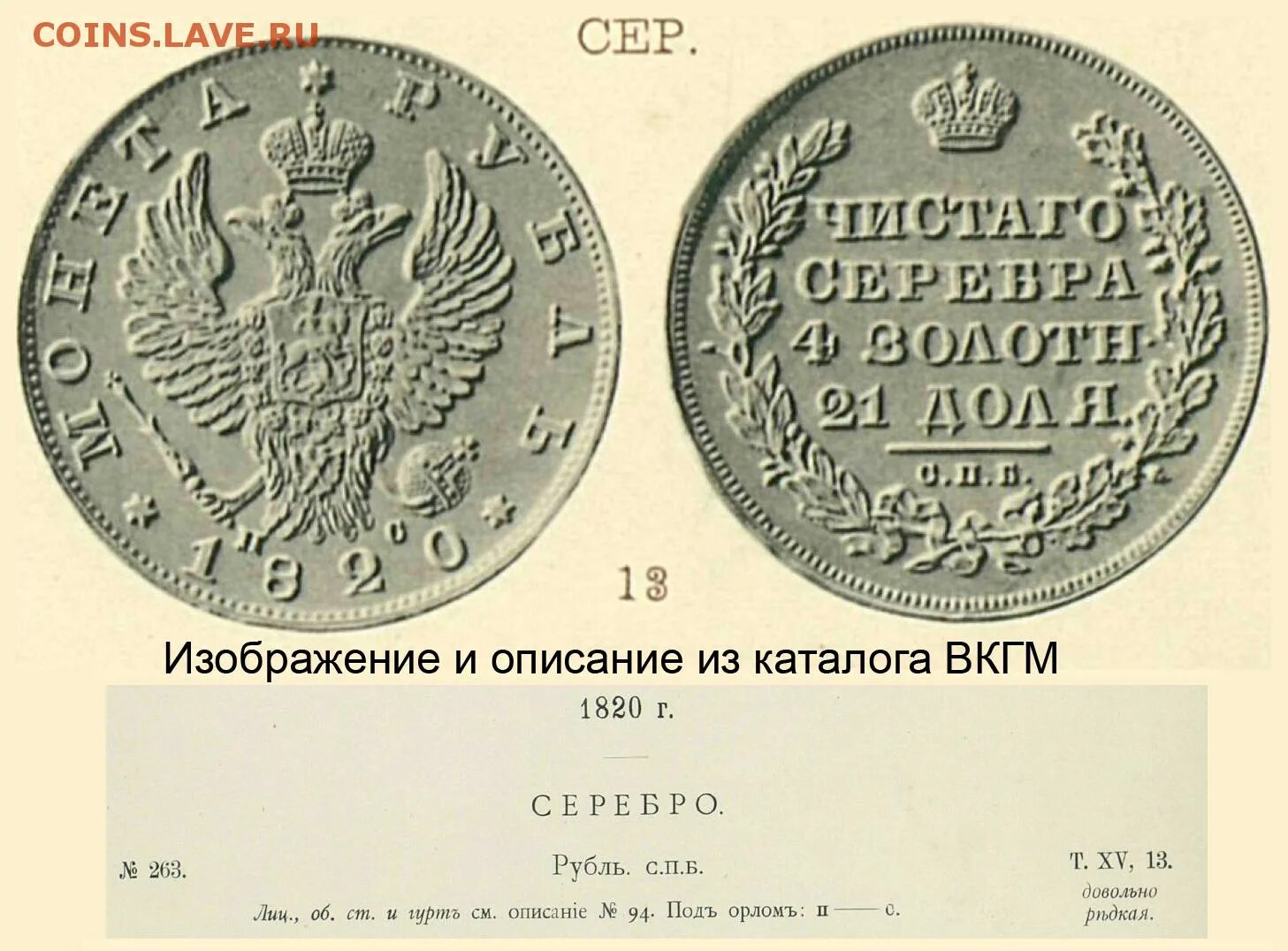 Сколько в рублях 1820